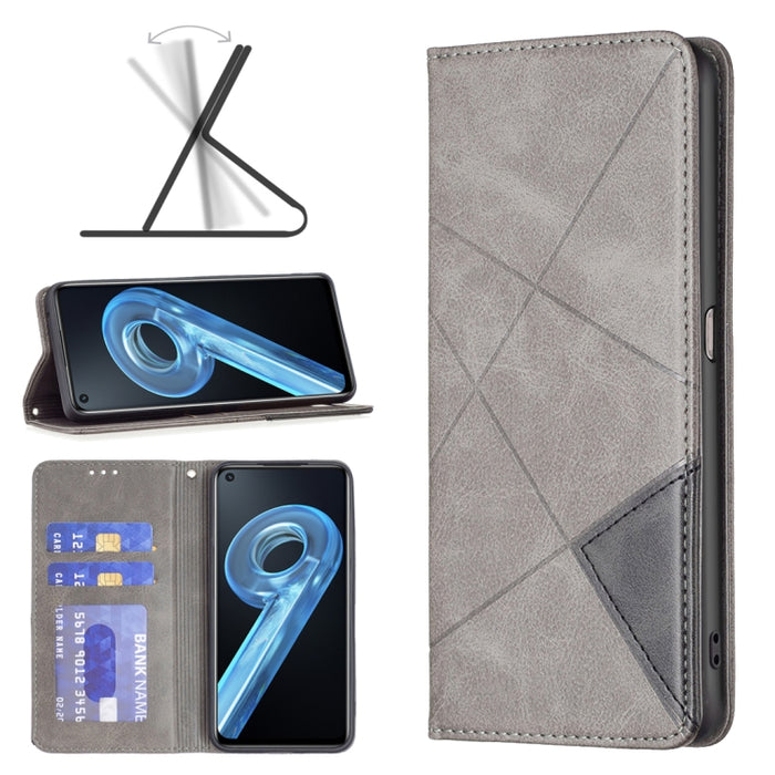 Estuche para teléfono de cuero magnético invisible prismático, For Motorola Moto G31 / G41  Side Fingerprint Version, For OPPO A36 / Realme 9i, For OPPO Realme 9 Pro+, For Xiaomi Redmi Note 11 International Version, For Samsung Galaxy A23 5G           ...