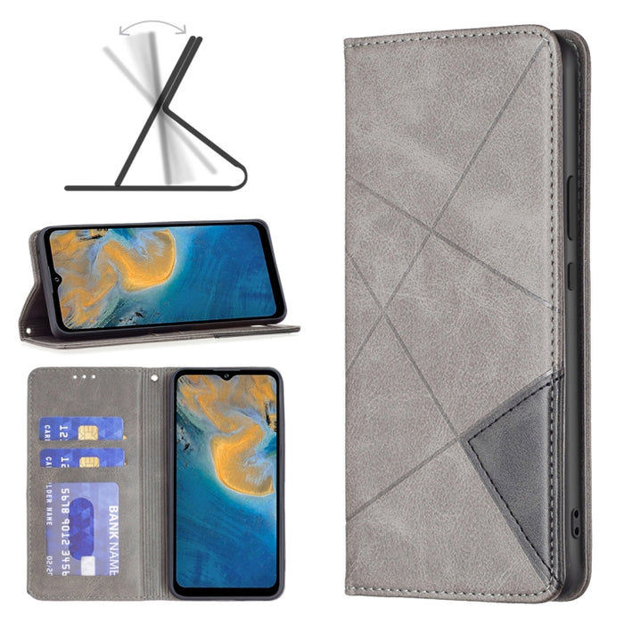 Estuche para teléfono de cuero magnético invisible prismático, For Motorola Moto G31 / G41  Side Fingerprint Version, For OPPO A36 / Realme 9i, For OPPO Realme 9 Pro+, For Xiaomi Redmi Note 11 International Version, For Samsung Galaxy A23 5G           ...