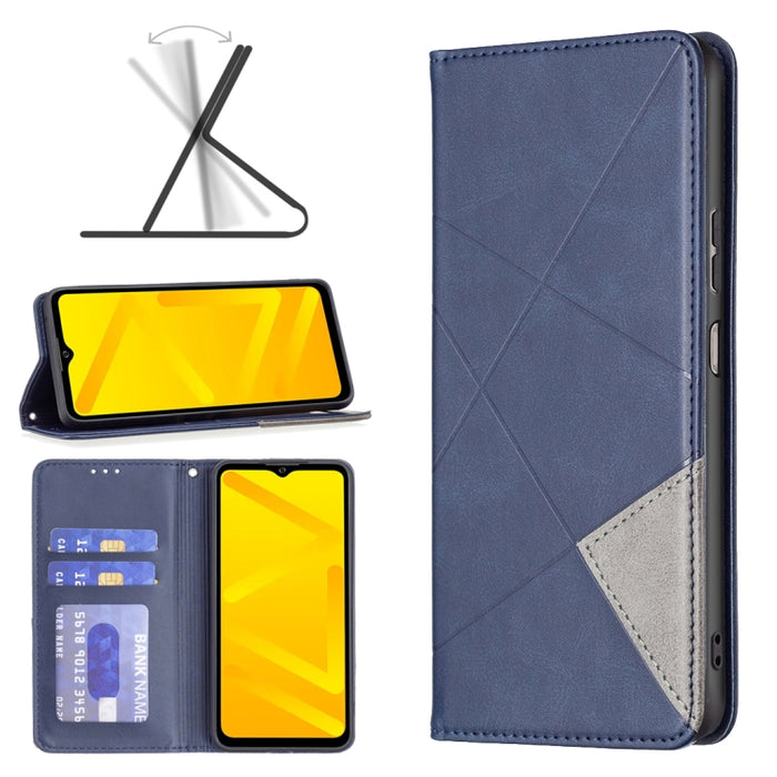 Estuche para teléfono de cuero magnético invisible prismático, For Motorola Moto G31 / G41  Side Fingerprint Version, For OPPO A36 / Realme 9i, For OPPO Realme 9 Pro+, For Xiaomi Redmi Note 11 International Version, For Samsung Galaxy A23 5G           ...