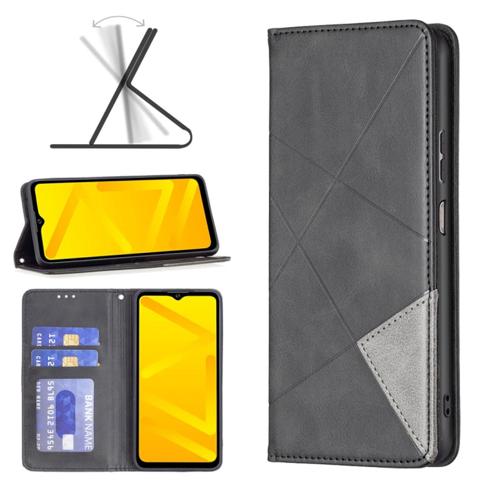 Estuche para teléfono de cuero magnético invisible prismático, For Motorola Moto G31 / G41  Side Fingerprint Version, For OPPO A36 / Realme 9i, For OPPO Realme 9 Pro+, For Xiaomi Redmi Note 11 International Version, For Samsung Galaxy A23 5G           ...