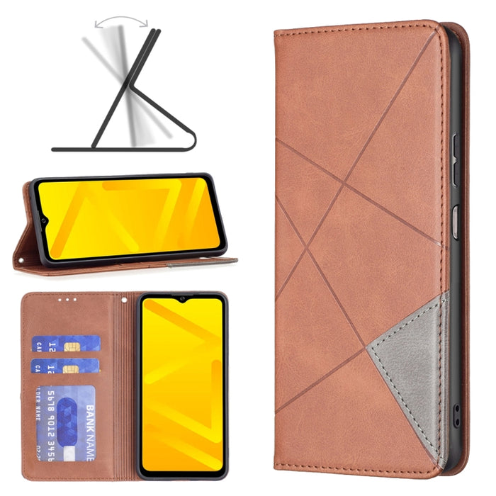 Estuche para teléfono de cuero magnético invisible prismático, For Motorola Moto G31 / G41  Side Fingerprint Version, For OPPO A36 / Realme 9i, For OPPO Realme 9 Pro+, For Xiaomi Redmi Note 11 International Version, For Samsung Galaxy A23 5G           ...