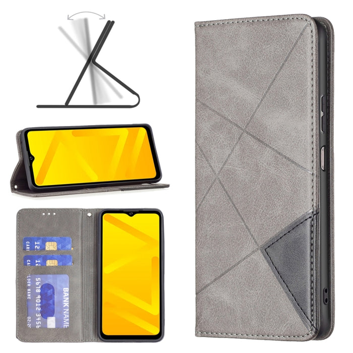 Estuche para teléfono de cuero magnético invisible prismático, For Motorola Moto G31 / G41  Side Fingerprint Version, For OPPO A36 / Realme 9i, For OPPO Realme 9 Pro+, For Xiaomi Redmi Note 11 International Version, For Samsung Galaxy A23 5G           ...