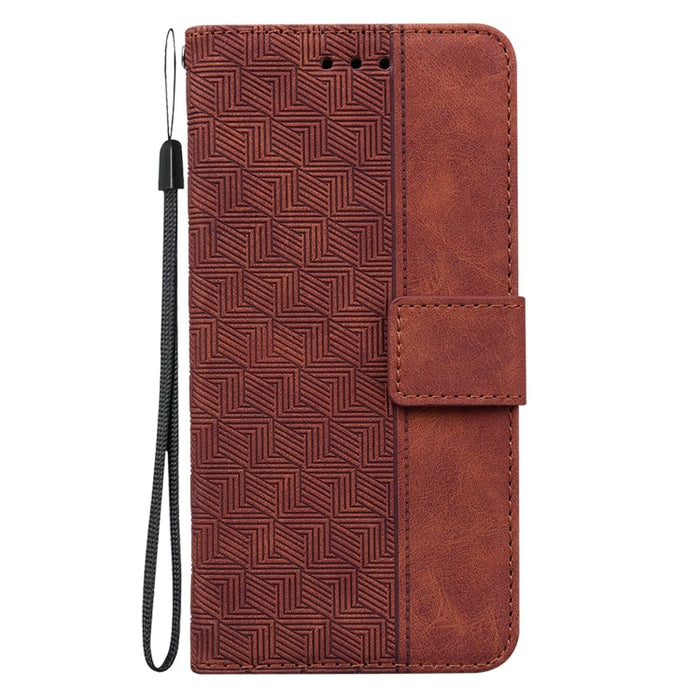 Estuche para teléfono de cuero con relieve geométrico, For Xiaomi 12 / 12X, For Xiaomi 12 Pro, For Xiaomi Mi 10T Lite 5G, For Xiaomi Mi 10T Pro 5G / 10T 5G, For Xiaomi Poco M3 / Redmi 9 Power, For Xiaomi Poco M4 Pro, For Xiaomi Poco X3 NFC / Poco X3   ...
