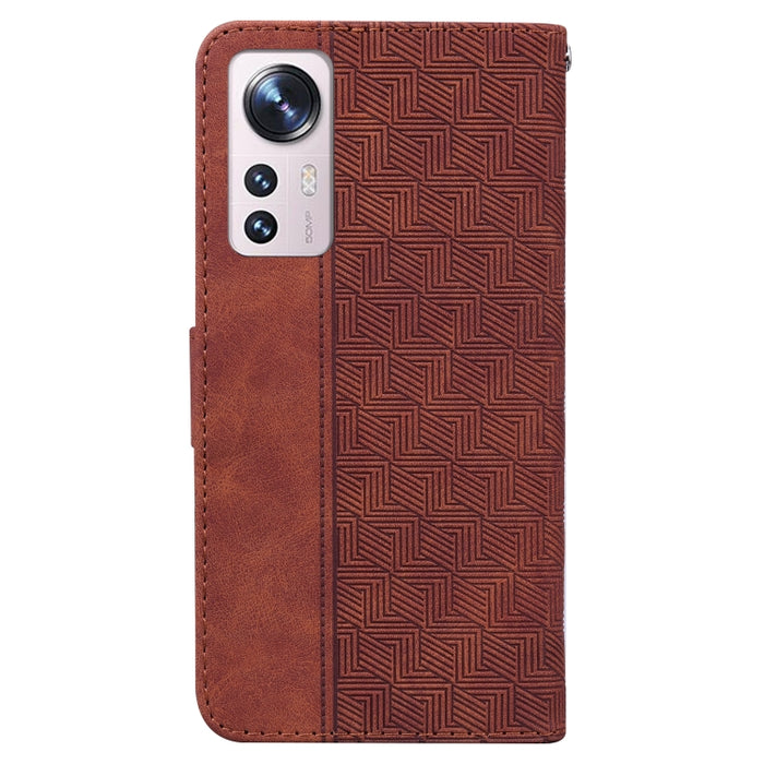 Estuche para teléfono de cuero con relieve geométrico, For Xiaomi 12 / 12X, For Xiaomi 12 Pro, For Xiaomi Mi 10T Lite 5G, For Xiaomi Mi 10T Pro 5G / 10T 5G, For Xiaomi Poco M3 / Redmi 9 Power, For Xiaomi Poco M4 Pro, For Xiaomi Poco X3 NFC / Poco X3   ...