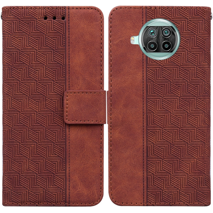 Estuche para teléfono de cuero con relieve geométrico, For Xiaomi 12 / 12X, For Xiaomi 12 Pro, For Xiaomi Mi 10T Lite 5G, For Xiaomi Mi 10T Pro 5G / 10T 5G, For Xiaomi Poco M3 / Redmi 9 Power, For Xiaomi Poco M4 Pro, For Xiaomi Poco X3 NFC / Poco X3   ...
