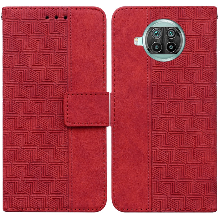 Estuche para teléfono de cuero con relieve geométrico, For Xiaomi 12 / 12X, For Xiaomi 12 Pro, For Xiaomi Mi 10T Lite 5G, For Xiaomi Mi 10T Pro 5G / 10T 5G, For Xiaomi Poco M3 / Redmi 9 Power, For Xiaomi Poco M4 Pro, For Xiaomi Poco X3 NFC / Poco X3   ...