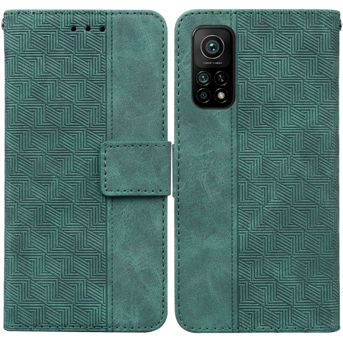 Estuche para teléfono de cuero con relieve geométrico, For Xiaomi 12 / 12X, For Xiaomi 12 Pro, For Xiaomi Mi 10T Lite 5G, For Xiaomi Mi 10T Pro 5G / 10T 5G, For Xiaomi Poco M3 / Redmi 9 Power, For Xiaomi Poco M4 Pro, For Xiaomi Poco X3 NFC / Poco X3   ...