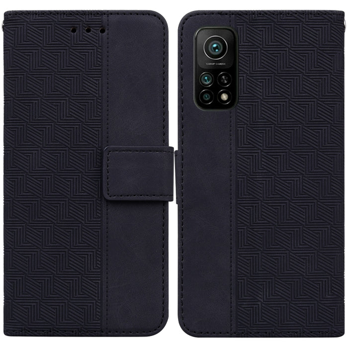 Estuche para teléfono de cuero con relieve geométrico, For Xiaomi 12 / 12X, For Xiaomi 12 Pro, For Xiaomi Mi 10T Lite 5G, For Xiaomi Mi 10T Pro 5G / 10T 5G, For Xiaomi Poco M3 / Redmi 9 Power, For Xiaomi Poco M4 Pro, For Xiaomi Poco X3 NFC / Poco X3   ...