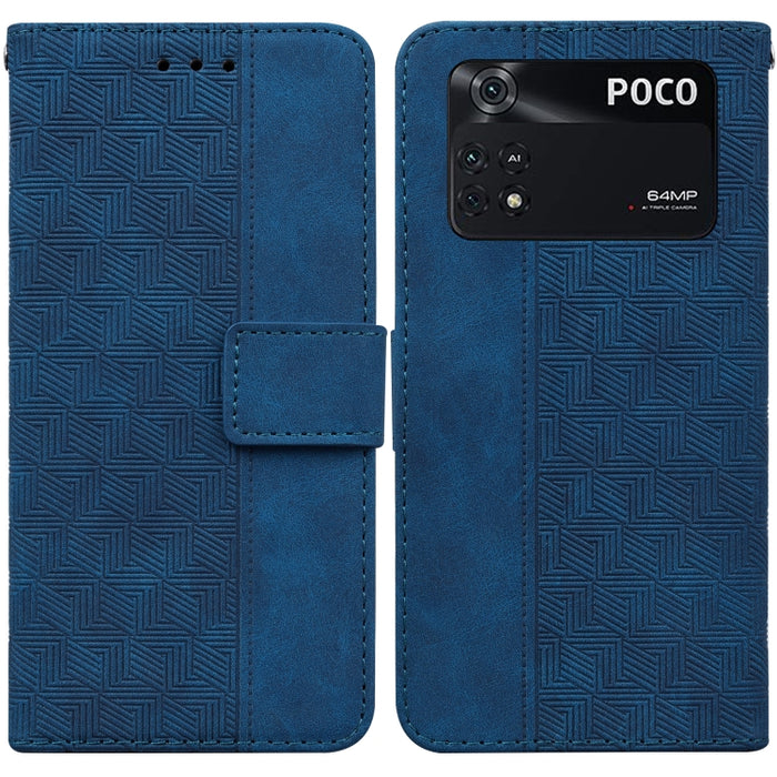Estuche para teléfono de cuero con relieve geométrico, For Xiaomi 12 / 12X, For Xiaomi 12 Pro, For Xiaomi Mi 10T Lite 5G, For Xiaomi Mi 10T Pro 5G / 10T 5G, For Xiaomi Poco M3 / Redmi 9 Power, For Xiaomi Poco M4 Pro, For Xiaomi Poco X3 NFC / Poco X3   ...
