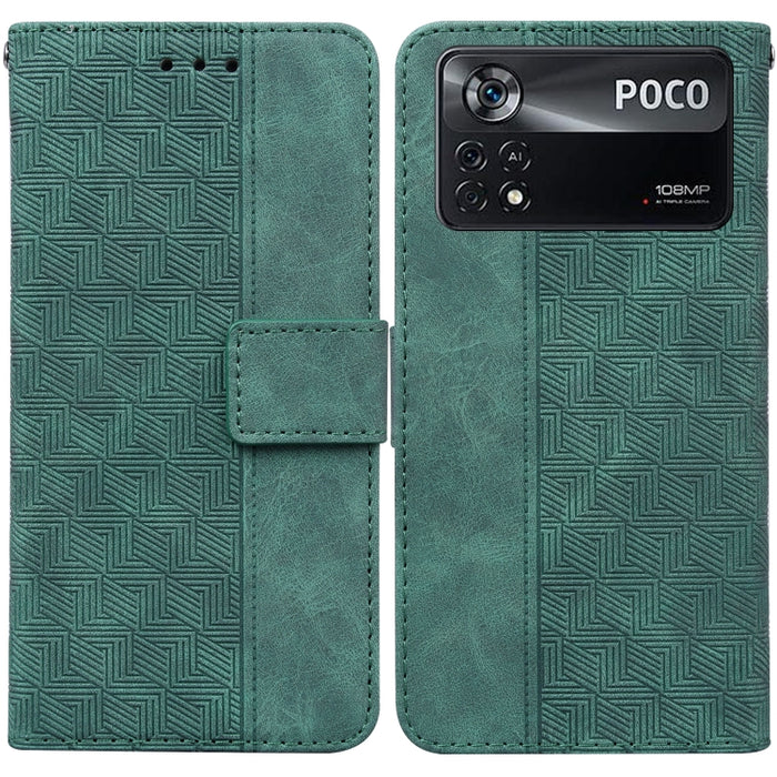 Estuche para teléfono de cuero con relieve geométrico, For Xiaomi 12 / 12X, For Xiaomi 12 Pro, For Xiaomi Mi 10T Lite 5G, For Xiaomi Mi 10T Pro 5G / 10T 5G, For Xiaomi Poco M3 / Redmi 9 Power, For Xiaomi Poco M4 Pro, For Xiaomi Poco X3 NFC / Poco X3   ...