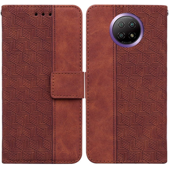 Estuche para teléfono de cuero con relieve geométrico, For Xiaomi 12 / 12X, For Xiaomi 12 Pro, For Xiaomi Mi 10T Lite 5G, For Xiaomi Mi 10T Pro 5G / 10T 5G, For Xiaomi Poco M3 / Redmi 9 Power, For Xiaomi Poco M4 Pro, For Xiaomi Poco X3 NFC / Poco X3   ...