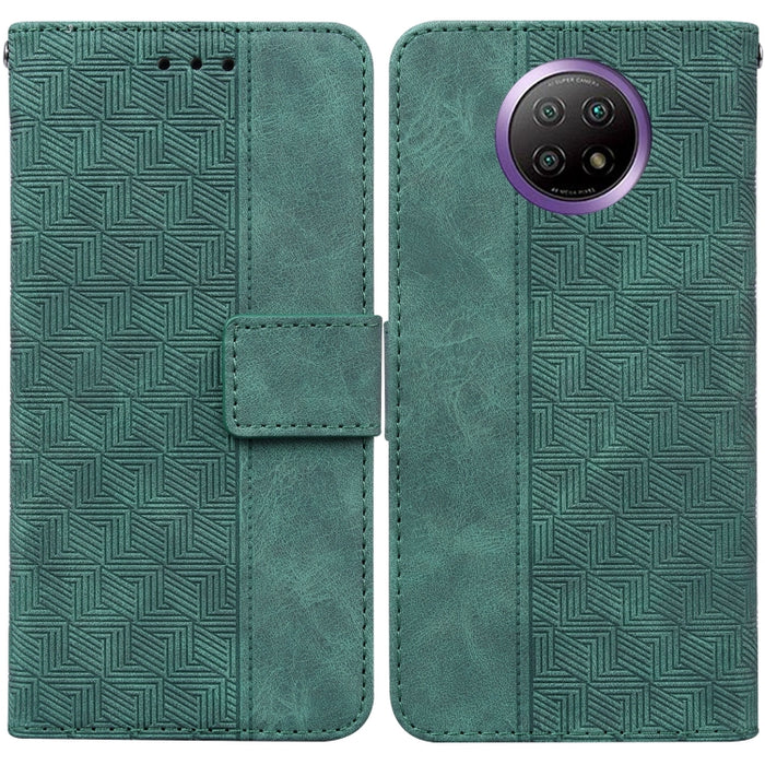 Estuche para teléfono de cuero con relieve geométrico, For Xiaomi 12 / 12X, For Xiaomi 12 Pro, For Xiaomi Mi 10T Lite 5G, For Xiaomi Mi 10T Pro 5G / 10T 5G, For Xiaomi Poco M3 / Redmi 9 Power, For Xiaomi Poco M4 Pro, For Xiaomi Poco X3 NFC / Poco X3   ...