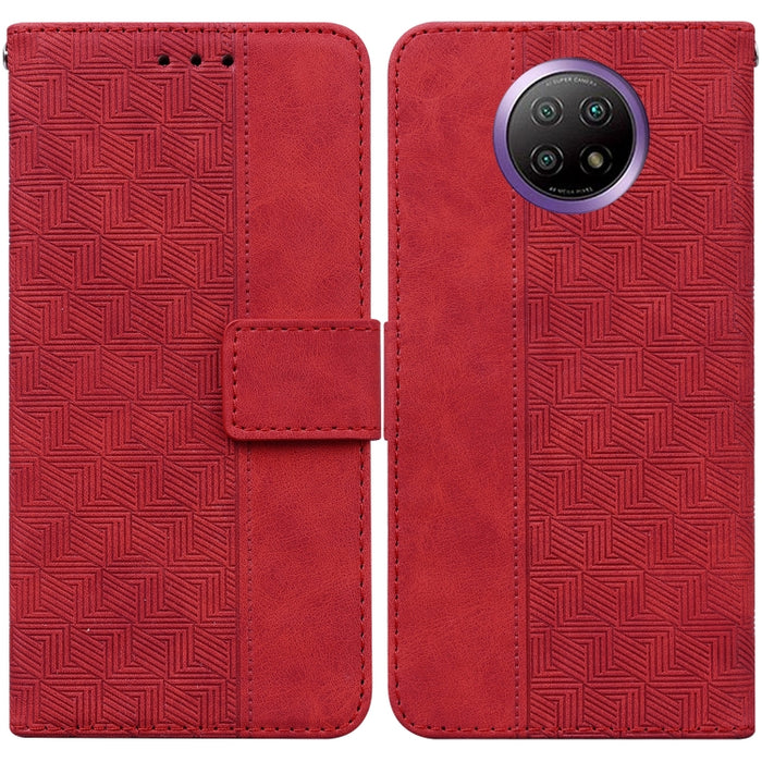 Estuche para teléfono de cuero con relieve geométrico, For Xiaomi 12 / 12X, For Xiaomi 12 Pro, For Xiaomi Mi 10T Lite 5G, For Xiaomi Mi 10T Pro 5G / 10T 5G, For Xiaomi Poco M3 / Redmi 9 Power, For Xiaomi Poco M4 Pro, For Xiaomi Poco X3 NFC / Poco X3   ...