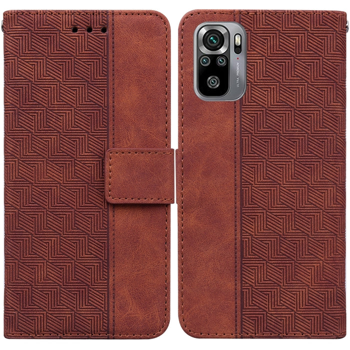 Estuche para teléfono de cuero con relieve geométrico, For Xiaomi 12 / 12X, For Xiaomi 12 Pro, For Xiaomi Mi 10T Lite 5G, For Xiaomi Mi 10T Pro 5G / 10T 5G, For Xiaomi Poco M3 / Redmi 9 Power, For Xiaomi Poco M4 Pro, For Xiaomi Poco X3 NFC / Poco X3   ...