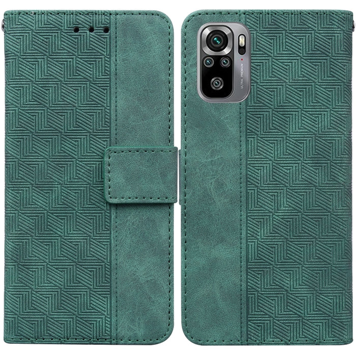 Estuche para teléfono de cuero con relieve geométrico, For Xiaomi 12 / 12X, For Xiaomi 12 Pro, For Xiaomi Mi 10T Lite 5G, For Xiaomi Mi 10T Pro 5G / 10T 5G, For Xiaomi Poco M3 / Redmi 9 Power, For Xiaomi Poco M4 Pro, For Xiaomi Poco X3 NFC / Poco X3   ...