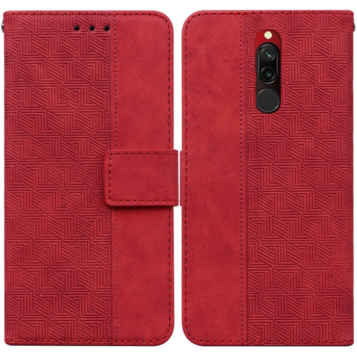 Estuche para teléfono de cuero con relieve geométrico, For Xiaomi 12 / 12X, For Xiaomi 12 Pro, For Xiaomi Mi 10T Lite 5G, For Xiaomi Mi 10T Pro 5G / 10T 5G, For Xiaomi Poco M3 / Redmi 9 Power, For Xiaomi Poco M4 Pro, For Xiaomi Poco X3 NFC / Poco X3   ...