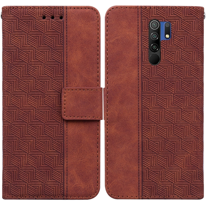 Estuche para teléfono de cuero con relieve geométrico, For Xiaomi 12 / 12X, For Xiaomi 12 Pro, For Xiaomi Mi 10T Lite 5G, For Xiaomi Mi 10T Pro 5G / 10T 5G, For Xiaomi Poco M3 / Redmi 9 Power, For Xiaomi Poco M4 Pro, For Xiaomi Poco X3 NFC / Poco X3   ...