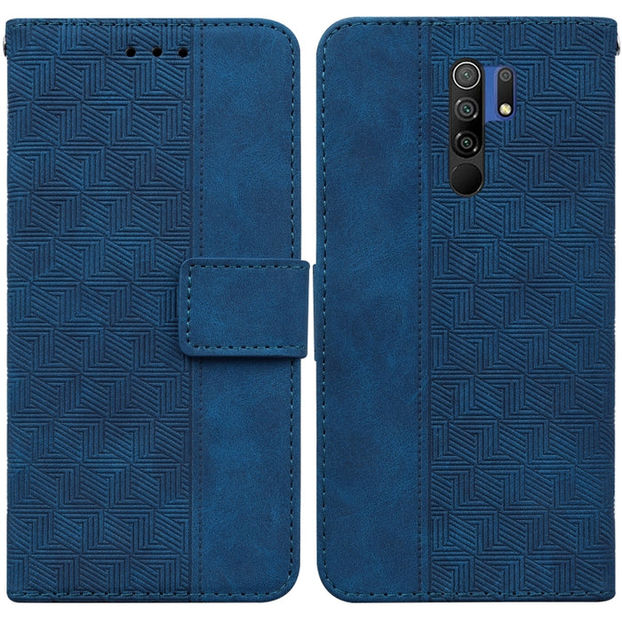 Estuche para teléfono de cuero con relieve geométrico, For Xiaomi 12 / 12X, For Xiaomi 12 Pro, For Xiaomi Mi 10T Lite 5G, For Xiaomi Mi 10T Pro 5G / 10T 5G, For Xiaomi Poco M3 / Redmi 9 Power, For Xiaomi Poco M4 Pro, For Xiaomi Poco X3 NFC / Poco X3   ...