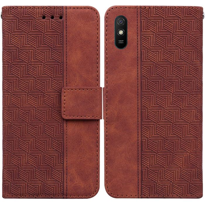 Estuche para teléfono de cuero con relieve geométrico, For Xiaomi 12 / 12X, For Xiaomi 12 Pro, For Xiaomi Mi 10T Lite 5G, For Xiaomi Mi 10T Pro 5G / 10T 5G, For Xiaomi Poco M3 / Redmi 9 Power, For Xiaomi Poco M4 Pro, For Xiaomi Poco X3 NFC / Poco X3   ...