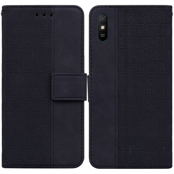 Estuche para teléfono de cuero con relieve geométrico, For Xiaomi 12 / 12X, For Xiaomi 12 Pro, For Xiaomi Mi 10T Lite 5G, For Xiaomi Mi 10T Pro 5G / 10T 5G, For Xiaomi Poco M3 / Redmi 9 Power, For Xiaomi Poco M4 Pro, For Xiaomi Poco X3 NFC / Poco X3   ...