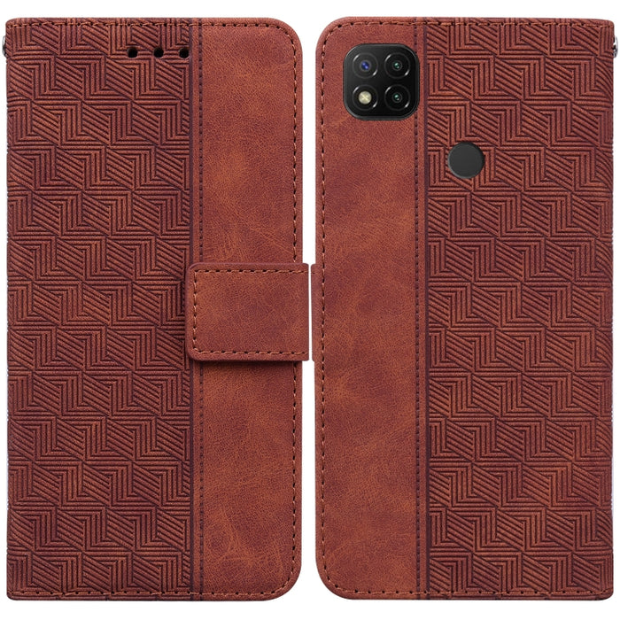 Estuche para teléfono de cuero con relieve geométrico, For Xiaomi 12 / 12X, For Xiaomi 12 Pro, For Xiaomi Mi 10T Lite 5G, For Xiaomi Mi 10T Pro 5G / 10T 5G, For Xiaomi Poco M3 / Redmi 9 Power, For Xiaomi Poco M4 Pro, For Xiaomi Poco X3 NFC / Poco X3   ...