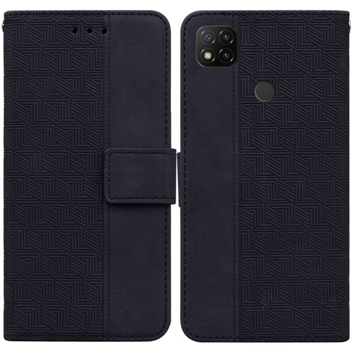 Estuche para teléfono de cuero con relieve geométrico, For Xiaomi 12 / 12X, For Xiaomi 12 Pro, For Xiaomi Mi 10T Lite 5G, For Xiaomi Mi 10T Pro 5G / 10T 5G, For Xiaomi Poco M3 / Redmi 9 Power, For Xiaomi Poco M4 Pro, For Xiaomi Poco X3 NFC / Poco X3   ...