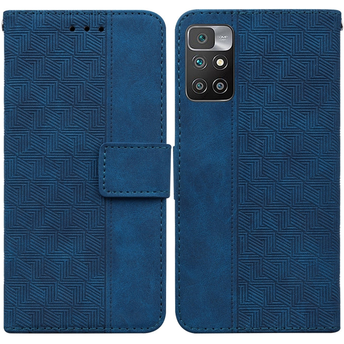 Estuche para teléfono de cuero con relieve geométrico, For Xiaomi 12 / 12X, For Xiaomi 12 Pro, For Xiaomi Mi 10T Lite 5G, For Xiaomi Mi 10T Pro 5G / 10T 5G, For Xiaomi Poco M3 / Redmi 9 Power, For Xiaomi Poco M4 Pro, For Xiaomi Poco X3 NFC / Poco X3   ...