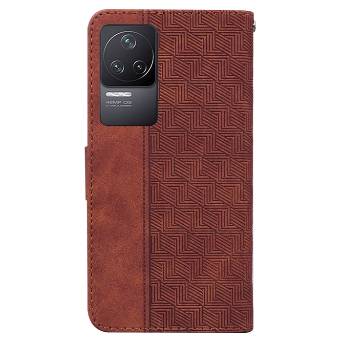 Estuche para teléfono de cuero con relieve geométrico, For Xiaomi Redmi K50 / K50 Pro, For Xiaomi Redmi Note 7S / Note 7, For Xiaomi Redmi Note 8, For Xiaomi Redmi Note 8 Pro, For Xiaomi Redmi Note 8T, For Xiaomi Redmi Note 9 Pro / Note 9S             ...