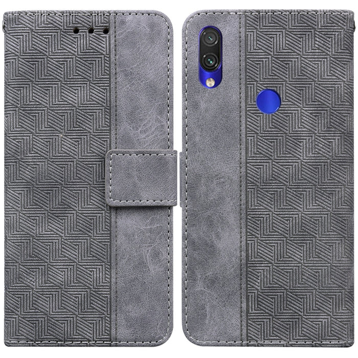 Estuche para teléfono de cuero con relieve geométrico, For Xiaomi Redmi K50 / K50 Pro, For Xiaomi Redmi Note 7S / Note 7, For Xiaomi Redmi Note 8, For Xiaomi Redmi Note 8 Pro, For Xiaomi Redmi Note 8T, For Xiaomi Redmi Note 9 Pro / Note 9S             ...