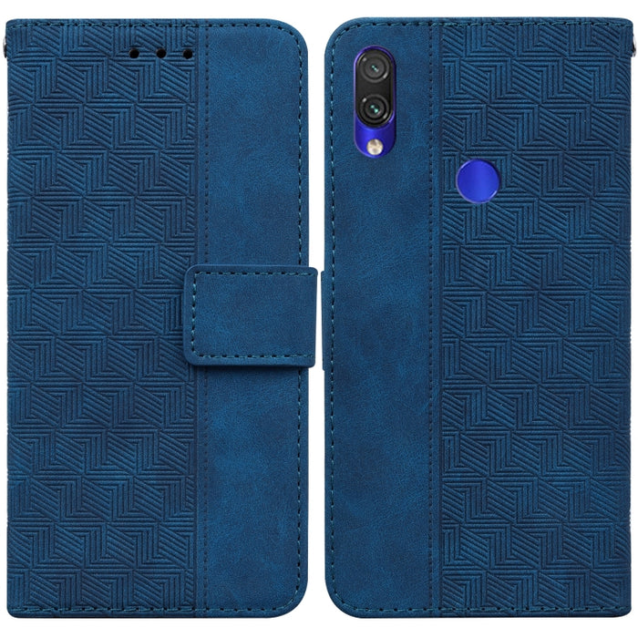 Estuche para teléfono de cuero con relieve geométrico, For Xiaomi Redmi K50 / K50 Pro, For Xiaomi Redmi Note 7S / Note 7, For Xiaomi Redmi Note 8, For Xiaomi Redmi Note 8 Pro, For Xiaomi Redmi Note 8T, For Xiaomi Redmi Note 9 Pro / Note 9S             ...