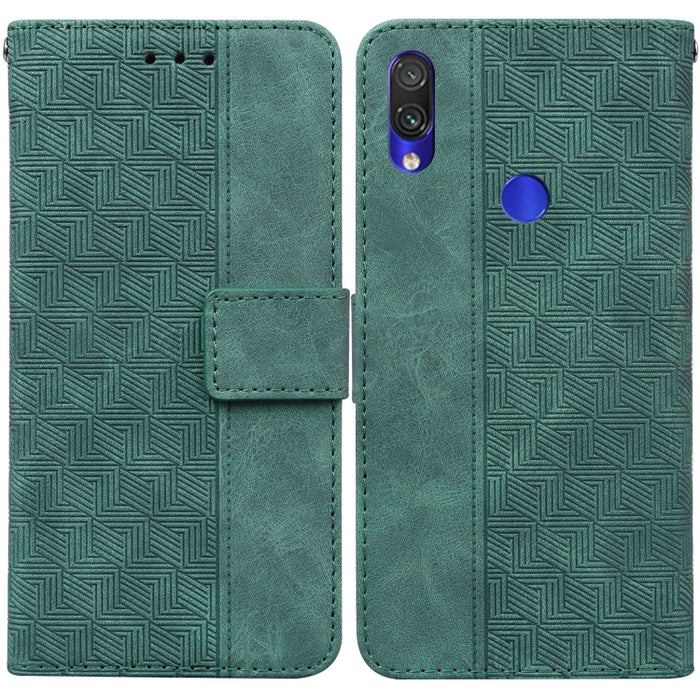Estuche para teléfono de cuero con relieve geométrico, For Xiaomi Redmi K50 / K50 Pro, For Xiaomi Redmi Note 7S / Note 7, For Xiaomi Redmi Note 8, For Xiaomi Redmi Note 8 Pro, For Xiaomi Redmi Note 8T, For Xiaomi Redmi Note 9 Pro / Note 9S             ...