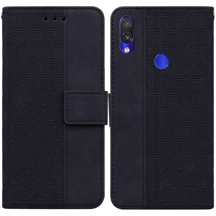 Estuche para teléfono de cuero con relieve geométrico, For Xiaomi Redmi K50 / K50 Pro, For Xiaomi Redmi Note 7S / Note 7, For Xiaomi Redmi Note 8, For Xiaomi Redmi Note 8 Pro, For Xiaomi Redmi Note 8T, For Xiaomi Redmi Note 9 Pro / Note 9S             ...