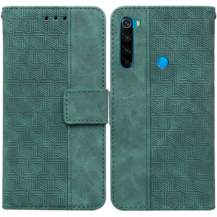 Estuche para teléfono de cuero con relieve geométrico, For Xiaomi Redmi K50 / K50 Pro, For Xiaomi Redmi Note 7S / Note 7, For Xiaomi Redmi Note 8, For Xiaomi Redmi Note 8 Pro, For Xiaomi Redmi Note 8T, For Xiaomi Redmi Note 9 Pro / Note 9S             ...