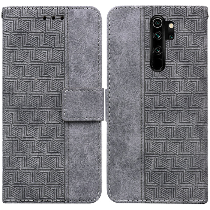 Estuche para teléfono de cuero con relieve geométrico, For Xiaomi Redmi K50 / K50 Pro, For Xiaomi Redmi Note 7S / Note 7, For Xiaomi Redmi Note 8, For Xiaomi Redmi Note 8 Pro, For Xiaomi Redmi Note 8T, For Xiaomi Redmi Note 9 Pro / Note 9S             ...