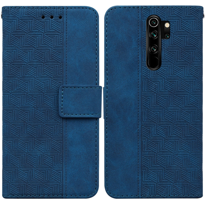 Estuche para teléfono de cuero con relieve geométrico, For Xiaomi Redmi K50 / K50 Pro, For Xiaomi Redmi Note 7S / Note 7, For Xiaomi Redmi Note 8, For Xiaomi Redmi Note 8 Pro, For Xiaomi Redmi Note 8T, For Xiaomi Redmi Note 9 Pro / Note 9S             ...