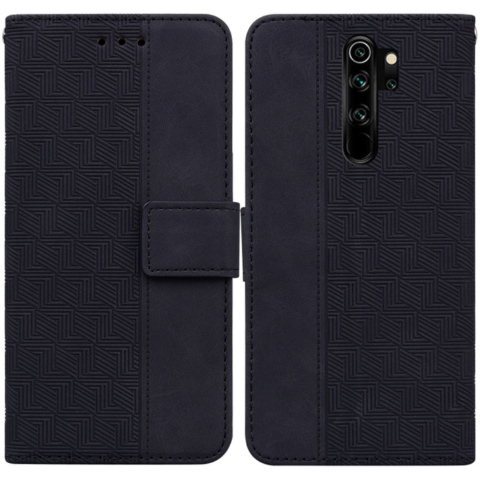 Estuche para teléfono de cuero con relieve geométrico, For Xiaomi Redmi K50 / K50 Pro, For Xiaomi Redmi Note 7S / Note 7, For Xiaomi Redmi Note 8, For Xiaomi Redmi Note 8 Pro, For Xiaomi Redmi Note 8T, For Xiaomi Redmi Note 9 Pro / Note 9S             ...