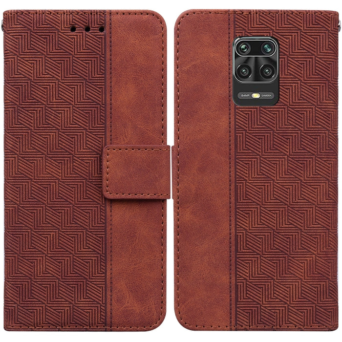 Estuche para teléfono de cuero con relieve geométrico, For Xiaomi Redmi K50 / K50 Pro, For Xiaomi Redmi Note 7S / Note 7, For Xiaomi Redmi Note 8, For Xiaomi Redmi Note 8 Pro, For Xiaomi Redmi Note 8T, For Xiaomi Redmi Note 9 Pro / Note 9S             ...