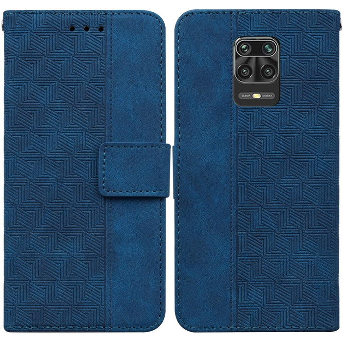 Estuche para teléfono de cuero con relieve geométrico, For Xiaomi Redmi K50 / K50 Pro, For Xiaomi Redmi Note 7S / Note 7, For Xiaomi Redmi Note 8, For Xiaomi Redmi Note 8 Pro, For Xiaomi Redmi Note 8T, For Xiaomi Redmi Note 9 Pro / Note 9S             ...