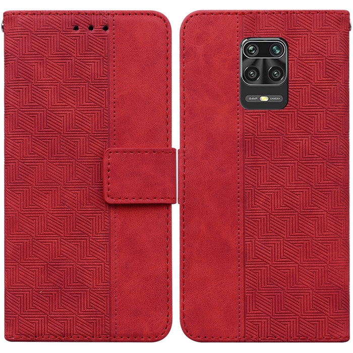 Estuche para teléfono de cuero con relieve geométrico, For Xiaomi Redmi K50 / K50 Pro, For Xiaomi Redmi Note 7S / Note 7, For Xiaomi Redmi Note 8, For Xiaomi Redmi Note 8 Pro, For Xiaomi Redmi Note 8T, For Xiaomi Redmi Note 9 Pro / Note 9S             ...