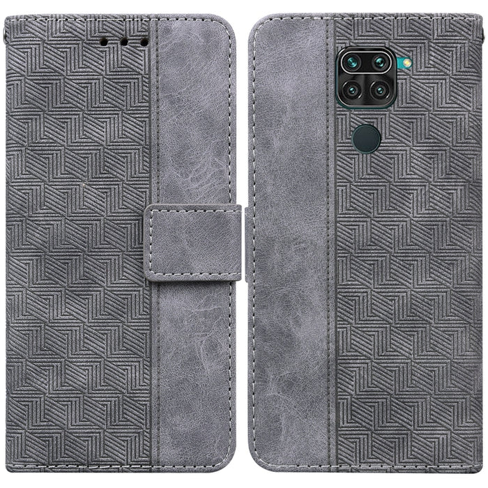 Estuche para teléfono de cuero con relieve geométrico, For Xiaomi Redmi K50 / K50 Pro, For Xiaomi Redmi Note 7S / Note 7, For Xiaomi Redmi Note 8, For Xiaomi Redmi Note 8 Pro, For Xiaomi Redmi Note 8T, For Xiaomi Redmi Note 9 Pro / Note 9S             ...