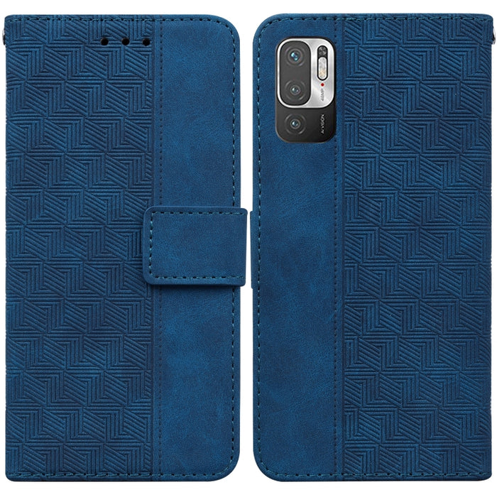 Estuche para teléfono de cuero con relieve geométrico, For Xiaomi Redmi K50 / K50 Pro, For Xiaomi Redmi Note 7S / Note 7, For Xiaomi Redmi Note 8, For Xiaomi Redmi Note 8 Pro, For Xiaomi Redmi Note 8T, For Xiaomi Redmi Note 9 Pro / Note 9S             ...