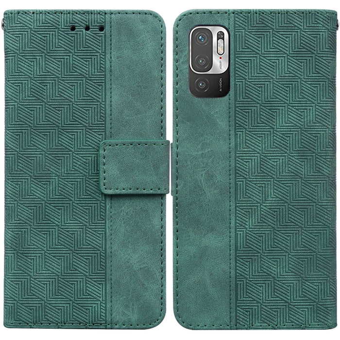 Estuche para teléfono de cuero con relieve geométrico, For Xiaomi Redmi K50 / K50 Pro, For Xiaomi Redmi Note 7S / Note 7, For Xiaomi Redmi Note 8, For Xiaomi Redmi Note 8 Pro, For Xiaomi Redmi Note 8T, For Xiaomi Redmi Note 9 Pro / Note 9S             ...