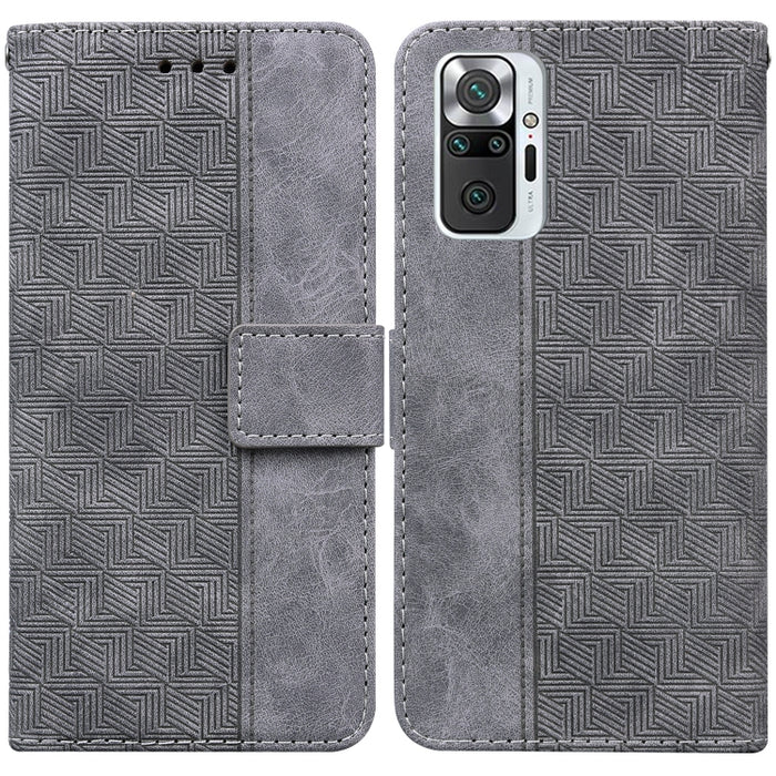 Estuche para teléfono de cuero con relieve geométrico, For Xiaomi Redmi K50 / K50 Pro, For Xiaomi Redmi Note 7S / Note 7, For Xiaomi Redmi Note 8, For Xiaomi Redmi Note 8 Pro, For Xiaomi Redmi Note 8T, For Xiaomi Redmi Note 9 Pro / Note 9S             ...