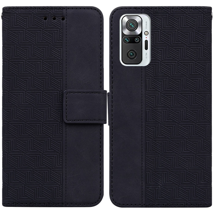 Estuche para teléfono de cuero con relieve geométrico, For Xiaomi Redmi K50 / K50 Pro, For Xiaomi Redmi Note 7S / Note 7, For Xiaomi Redmi Note 8, For Xiaomi Redmi Note 8 Pro, For Xiaomi Redmi Note 8T, For Xiaomi Redmi Note 9 Pro / Note 9S             ...