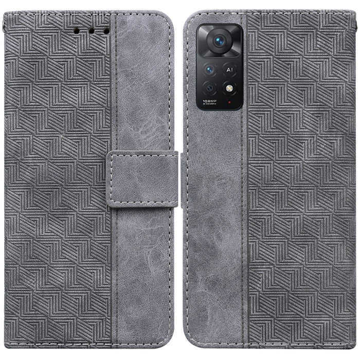 Estuche para teléfono de cuero con relieve geométrico, For Xiaomi Redmi K50 / K50 Pro, For Xiaomi Redmi Note 7S / Note 7, For Xiaomi Redmi Note 8, For Xiaomi Redmi Note 8 Pro, For Xiaomi Redmi Note 8T, For Xiaomi Redmi Note 9 Pro / Note 9S             ...