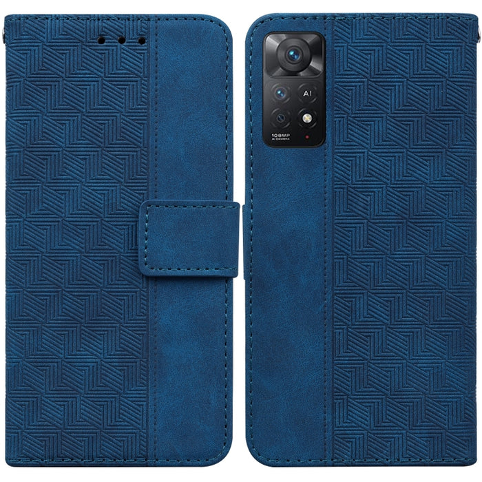 Estuche para teléfono de cuero con relieve geométrico, For Xiaomi Redmi K50 / K50 Pro, For Xiaomi Redmi Note 7S / Note 7, For Xiaomi Redmi Note 8, For Xiaomi Redmi Note 8 Pro, For Xiaomi Redmi Note 8T, For Xiaomi Redmi Note 9 Pro / Note 9S             ...