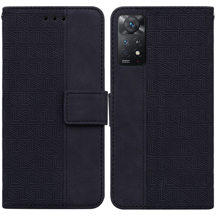 Estuche para teléfono de cuero con relieve geométrico, For Xiaomi Redmi K50 / K50 Pro, For Xiaomi Redmi Note 7S / Note 7, For Xiaomi Redmi Note 8, For Xiaomi Redmi Note 8 Pro, For Xiaomi Redmi Note 8T, For Xiaomi Redmi Note 9 Pro / Note 9S             ...