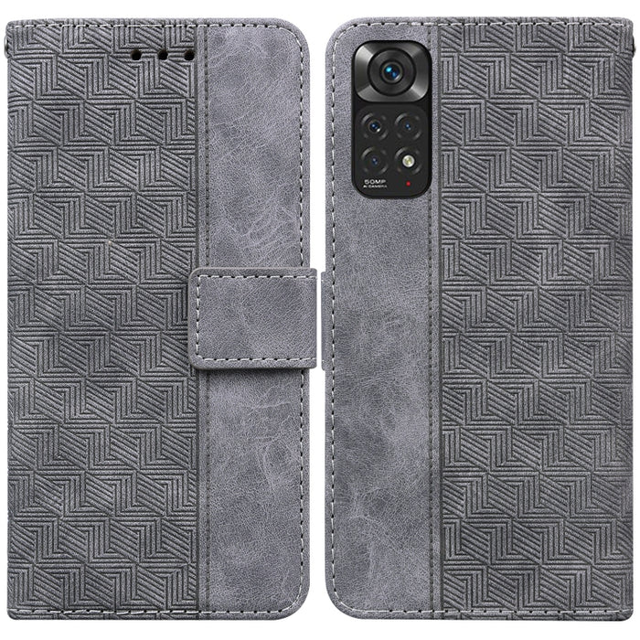 Estuche para teléfono de cuero con relieve geométrico, For Xiaomi Redmi K50 / K50 Pro, For Xiaomi Redmi Note 7S / Note 7, For Xiaomi Redmi Note 8, For Xiaomi Redmi Note 8 Pro, For Xiaomi Redmi Note 8T, For Xiaomi Redmi Note 9 Pro / Note 9S             ...