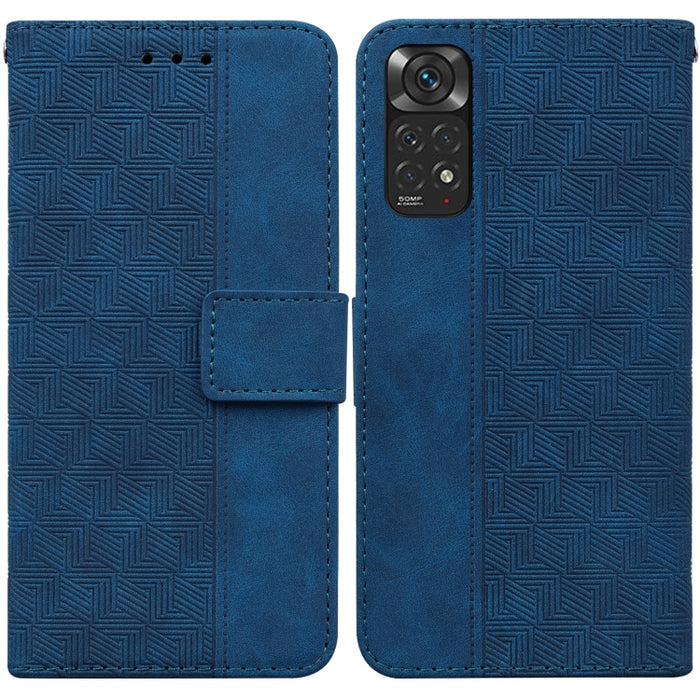 Estuche para teléfono de cuero con relieve geométrico, For Xiaomi Redmi K50 / K50 Pro, For Xiaomi Redmi Note 7S / Note 7, For Xiaomi Redmi Note 8, For Xiaomi Redmi Note 8 Pro, For Xiaomi Redmi Note 8T, For Xiaomi Redmi Note 9 Pro / Note 9S             ...