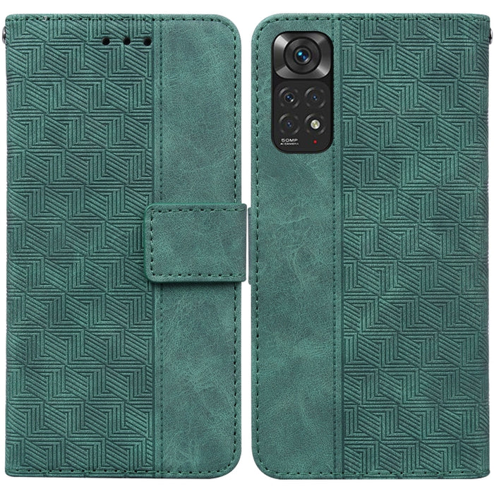 Estuche para teléfono de cuero con relieve geométrico, For Xiaomi Redmi K50 / K50 Pro, For Xiaomi Redmi Note 7S / Note 7, For Xiaomi Redmi Note 8, For Xiaomi Redmi Note 8 Pro, For Xiaomi Redmi Note 8T, For Xiaomi Redmi Note 9 Pro / Note 9S             ...